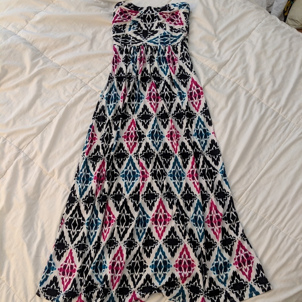 Ann Taylor colorful maxi dress